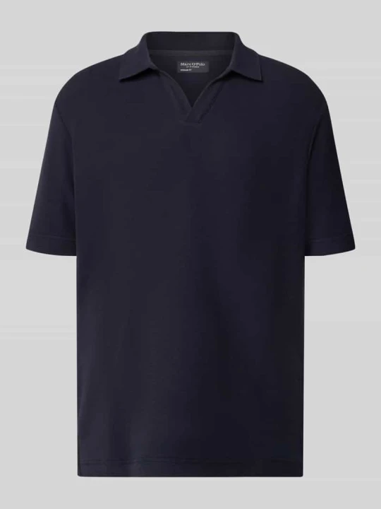 Zdjęcie produktu t-shirt o kroju regular fit z czystej bawełny Marc O'Polo Granatowy