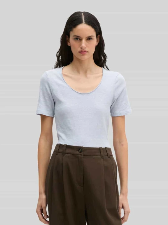 Zdjęcie produktu t-shirt o kroju regular fit z czystej bawełny Marc O'Polo Jasnoniebieski
