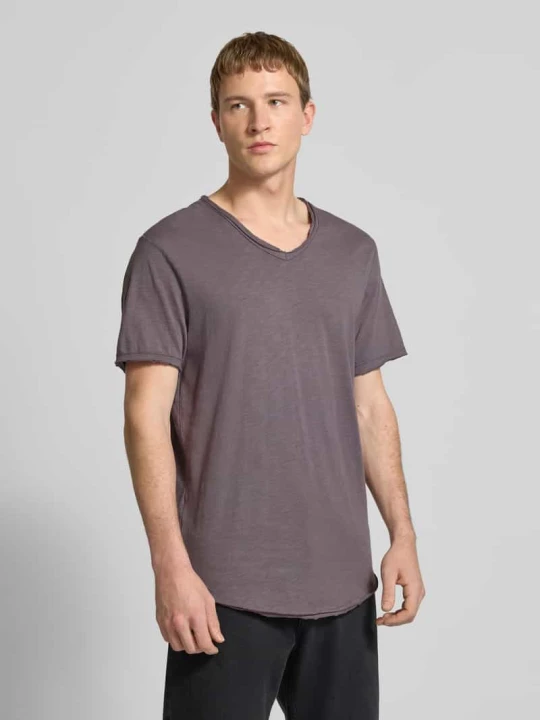 Zdjęcie produktu T-shirt o kroju regular fit z czystej bawełny Model 'BENNE LONGY' Only & Sons Kamienny