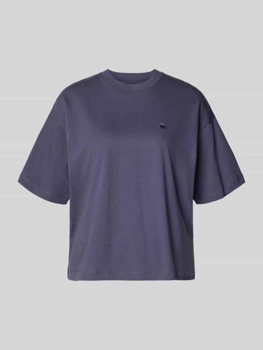 Zdjęcie produktu t-shirt o kroju regular fit z czystej bawełny model 'CHESTER' Carhartt WIP Jasnośliwkowy