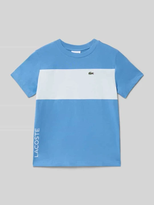 Zdjęcie produktu T-shirt o kroju regular fit z czystej bawełny Model 'COLORBLOCK TEE' Lacoste