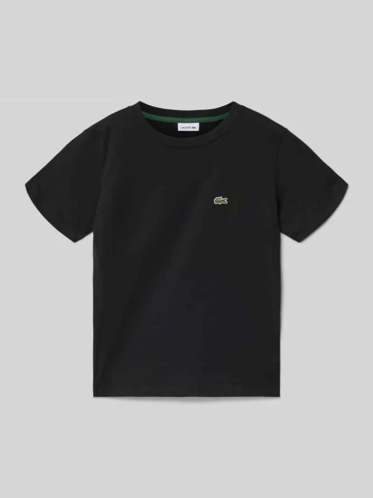 Zdjęcie produktu T-shirt o kroju regular fit z czystej bawełny Model 'CORE TEE' Lacoste Czarny