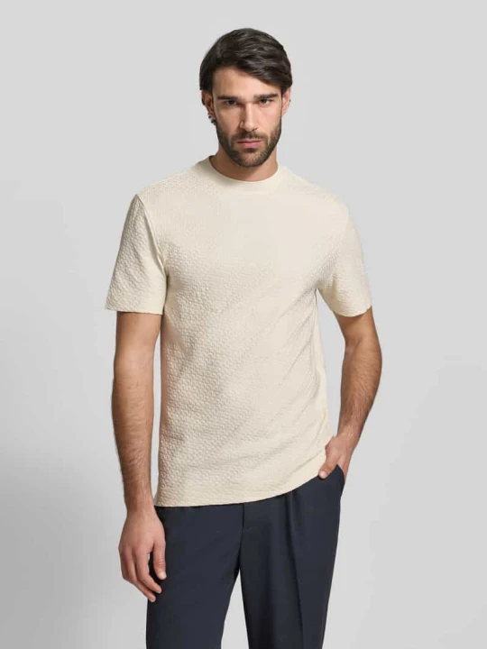 Zdjęcie produktu krój regular fit T-shirt z czystej bawełny Model 'H-Thompson 228' Boss Złamany biały