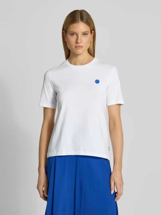 Zdjęcie produktu T-shirt o kroju regular fit z czystej bawełny Model 'LUALAA EMBRO' ARMEDANGELS Biały
