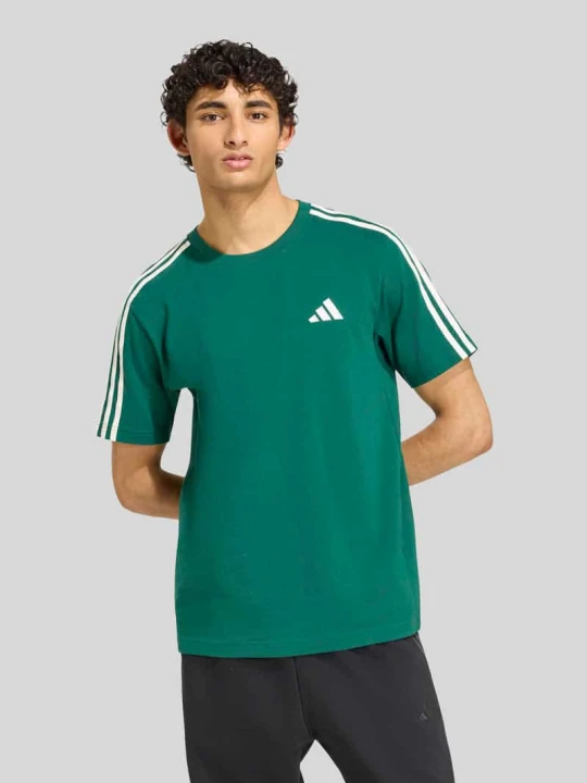 Zdjęcie produktu t-shirt o kroju regular fit z czystej bawełny model 'M 3S SJ LC T' Adidas Zielony