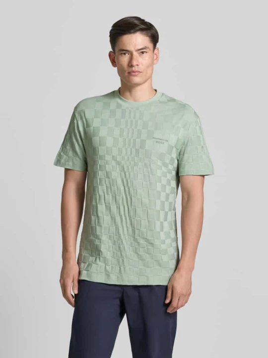 Zdjęcie produktu t-shirt o kroju regular fit z czystej bawełny model 'PS SPIRIT70' - BOSS Green X PORSCHE
