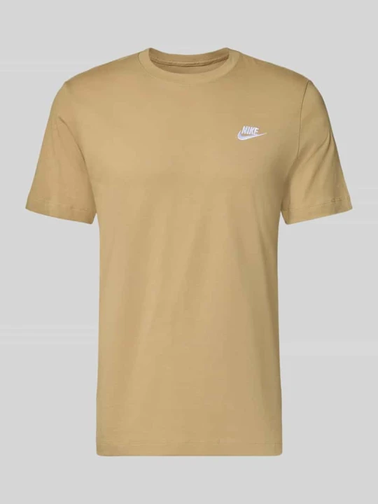 Zdjęcie produktu t-shirt o kroju regular fit z czystej bawełny Nike Beżowy