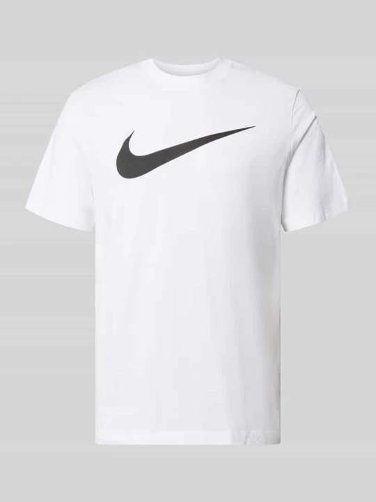 Zdjęcie produktu t-shirt o kroju regular fit z czystej bawełny Nike Biały