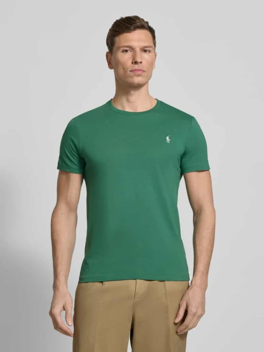 Zdjęcie produktu T-shirt o kroju regular fit z czystej bawełny Polo Ralph Lauren Khaki