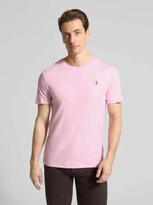 Zdjęcie produktu T-shirt o kroju regular fit z czystej bawełny Polo Ralph Lauren Mocnoróżowy