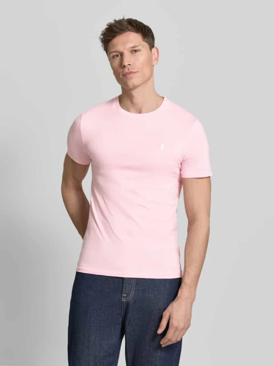 Zdjęcie produktu T-shirt o kroju regular fit z czystej bawełny Polo Ralph Lauren Mocnoróżowy melanż