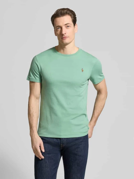 Zdjęcie produktu T-shirt o kroju regular fit z czystej bawełny Polo Ralph Lauren Miętowy