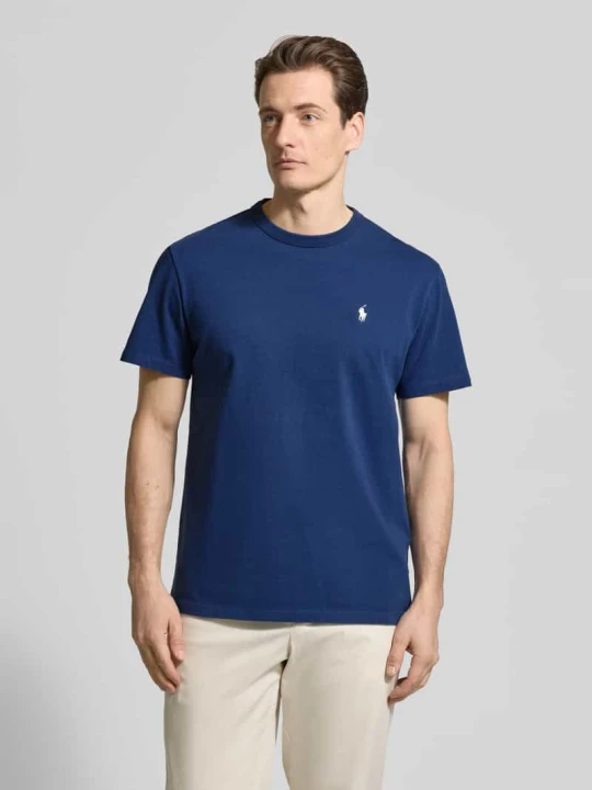 Zdjęcie produktu T-shirt o kroju regular fit z czystej bawełny Polo Ralph Lauren Granatowy