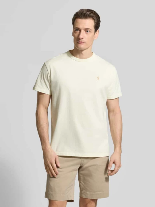 Zdjęcie produktu T-shirt o kroju regular fit z czystej bawełny Polo Ralph Lauren Złamany biały