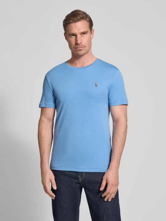 Zdjęcie produktu T-shirt o kroju regular fit z czystej bawełny Polo Ralph Lauren Oceaniczny