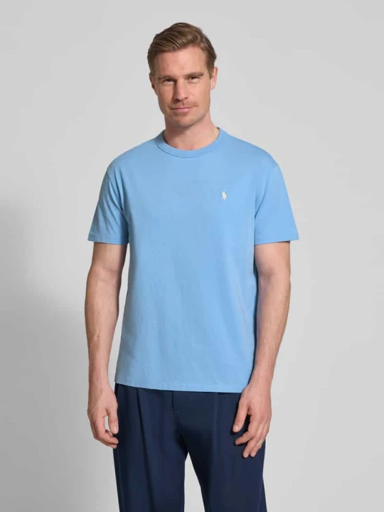 Zdjęcie produktu T-shirt o kroju regular fit z czystej bawełny Polo Ralph Lauren Błękitny