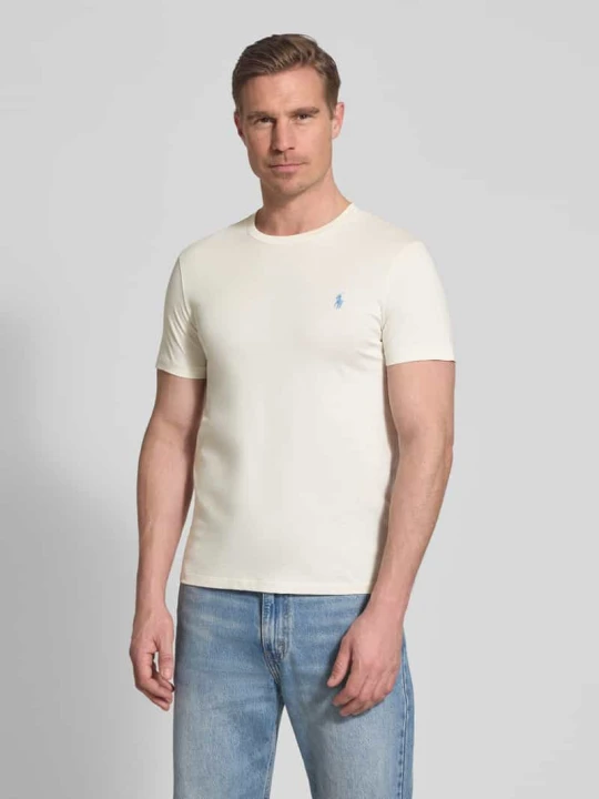 Zdjęcie produktu T-shirt o kroju regular fit z czystej bawełny Polo Ralph Lauren Beżowy