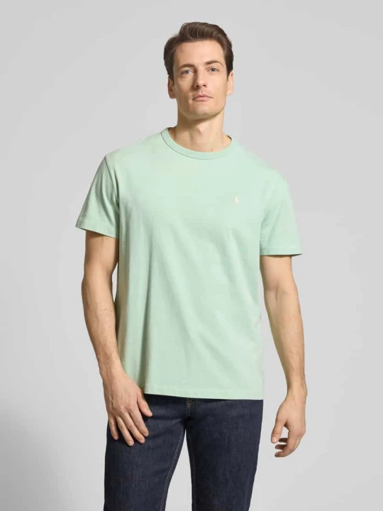 Zdjęcie produktu T-shirt o kroju regular fit z czystej bawełny Polo Ralph Lauren Turkusowy