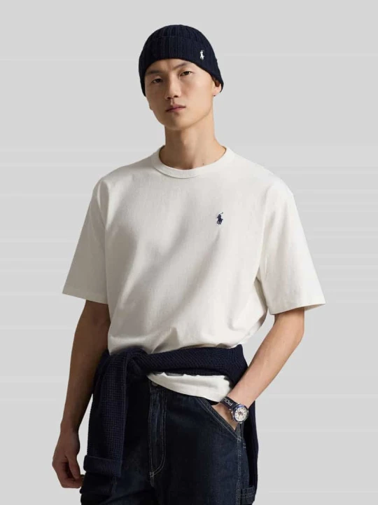 Zdjęcie produktu T-shirt o kroju regular fit z czystej bawełny Polo Ralph Lauren Biały