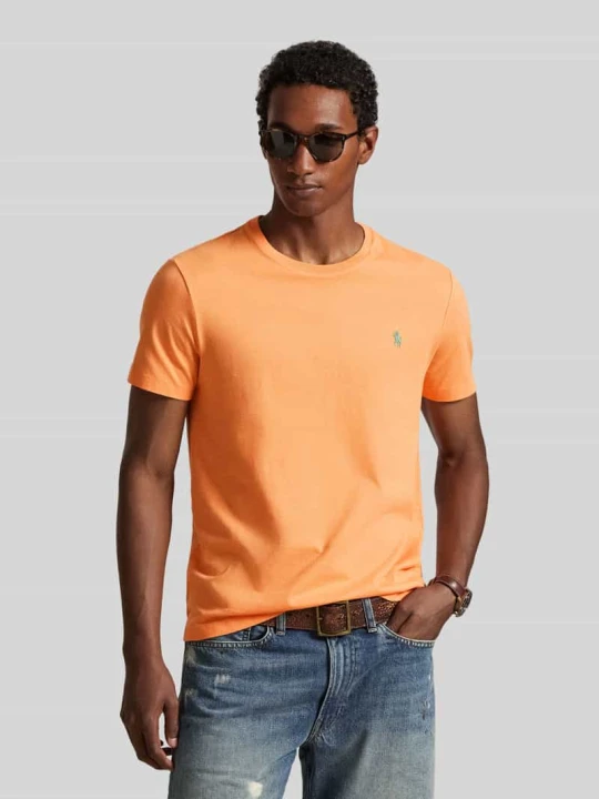 Zdjęcie produktu T-shirt o kroju regular fit z czystej bawełny Polo Ralph Lauren Pomarańczowy