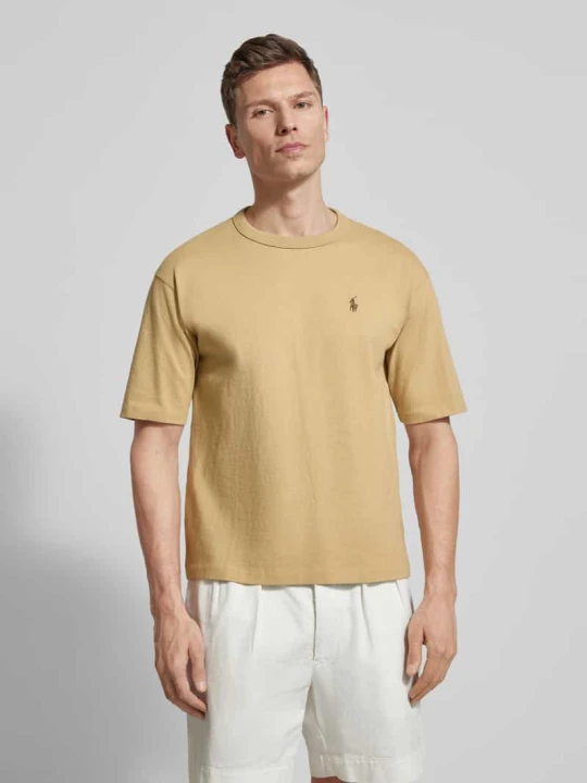 Zdjęcie produktu T-shirt o kroju regular fit z czystej bawełny Polo Ralph Lauren Piaskowy