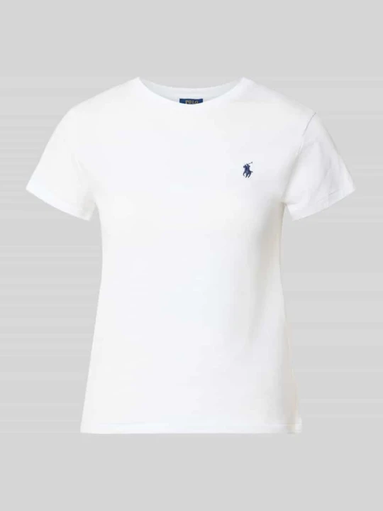 Zdjęcie produktu t-shirt o kroju regular fit z czystej bawełny Polo Ralph Lauren Biały