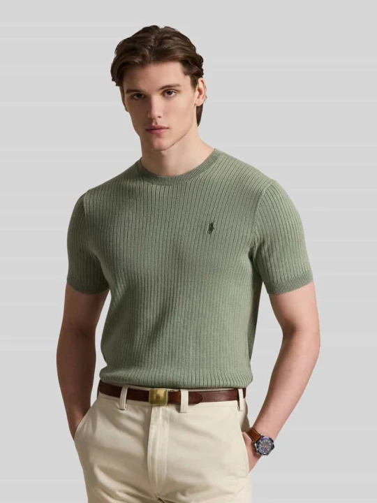 Zdjęcie produktu t-shirt o kroju regular fit z czystej bawełny Polo Ralph Lauren Jasnozielony