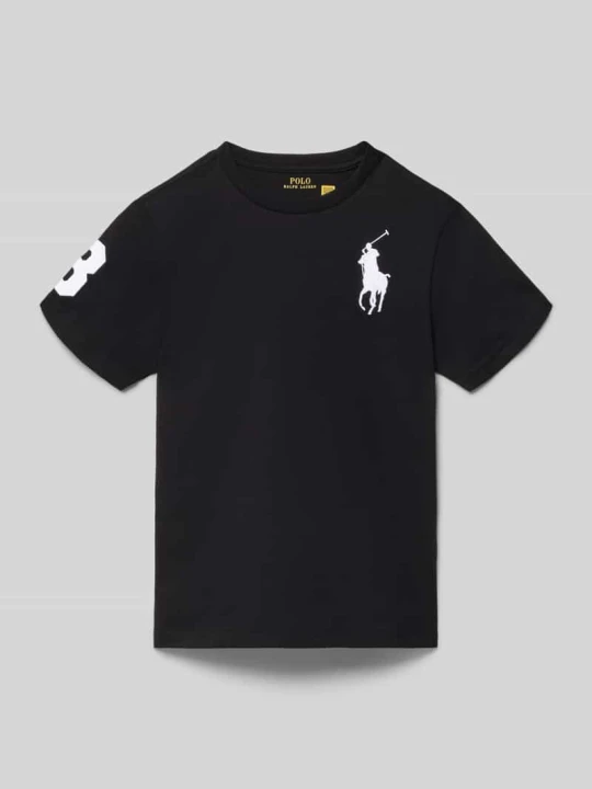 Zdjęcie produktu T-shirt o kroju regular fit z czystej bawełny Polo Ralph Lauren Czarny