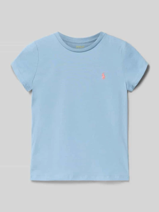 Zdjęcie produktu T-shirt o kroju regular fit z czystej bawełny Polo Ralph Lauren Błękitny