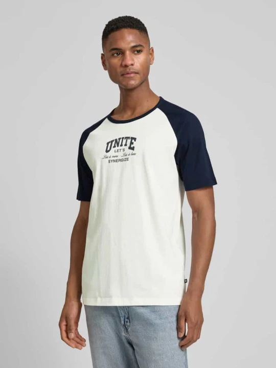Zdjęcie produktu t-shirt o kroju regular fit z czystej bawełny s.Oliver Biały