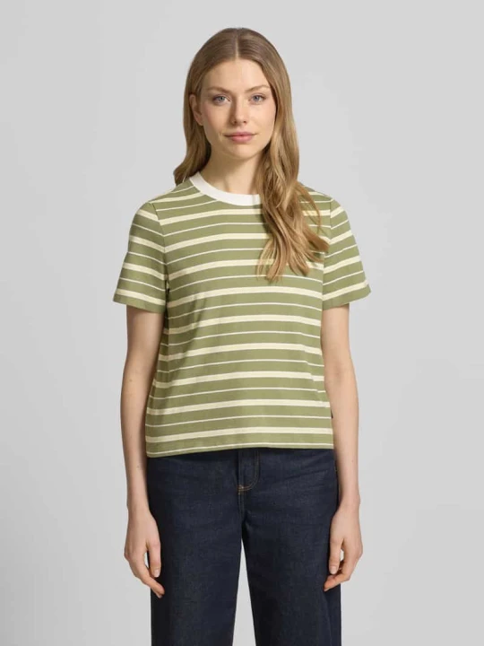 Zdjęcie produktu t-shirt o kroju regular fit z czystej bawełny s.Oliver Jasnozielony
