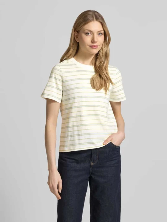 Zdjęcie produktu t-shirt o kroju regular fit z czystej bawełny s.Oliver Złamany biały