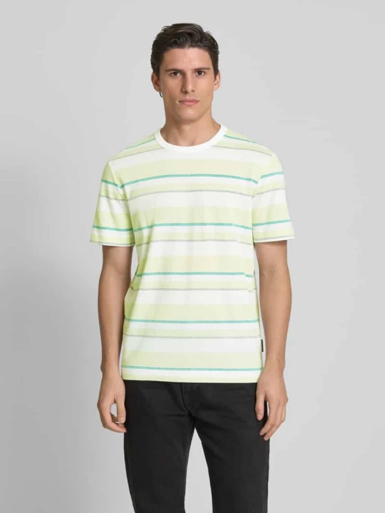 Zdjęcie produktu T-shirt o kroju regular fit z czystej bawełny Tom Tailor Jasnoturkusowy