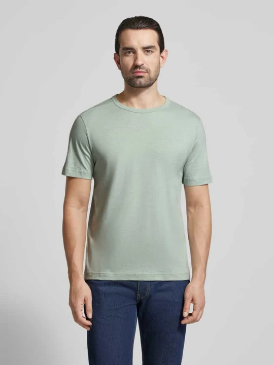 Zdjęcie produktu T-shirt o kroju regular fit z czystej bawełny Tom Tailor Limonkowy