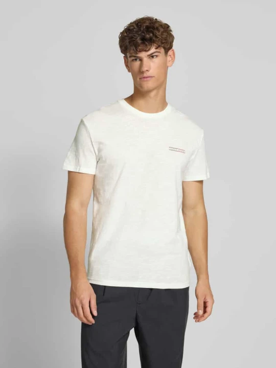 Zdjęcie produktu T-shirt o kroju regular fit z czystej bawełny Tommy Jeans Złamany biały