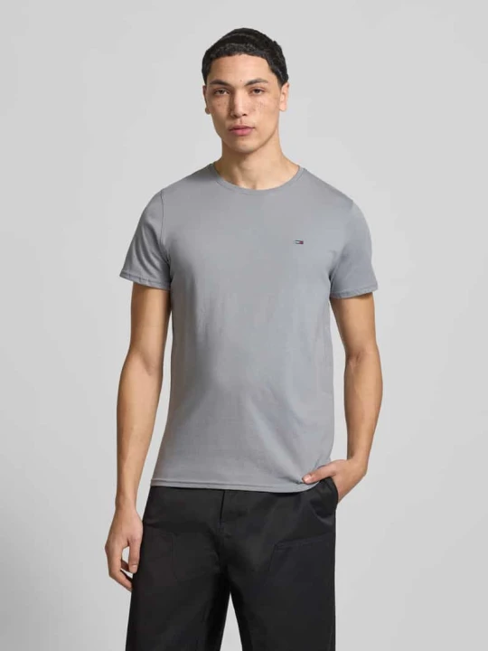 Zdjęcie produktu T-shirt o kroju regular fit z czystej bawełny Tommy Jeans Średnioszary