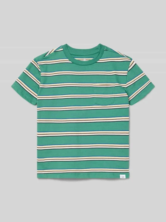 Zdjęcie produktu T-shirt o kroju regular fit z detalem z logo GAP Khaki