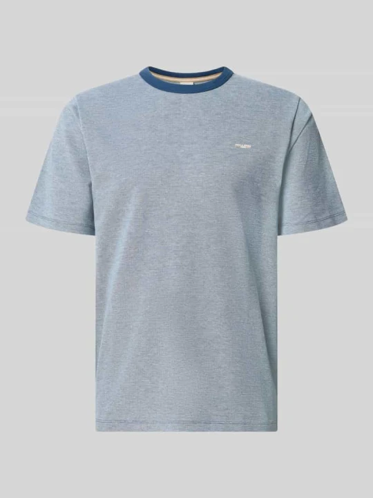 Zdjęcie produktu t-shirt o kroju regular fit z mieszanka bawełny model 'Alves' Jack&Jones Jasnoniebieski