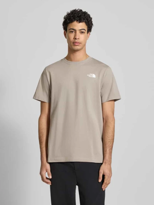 Zdjęcie produktu T-shirt o kroju regular fit z mieszanki bawełny model 'EVOLUTION' The North Face Złamany biały