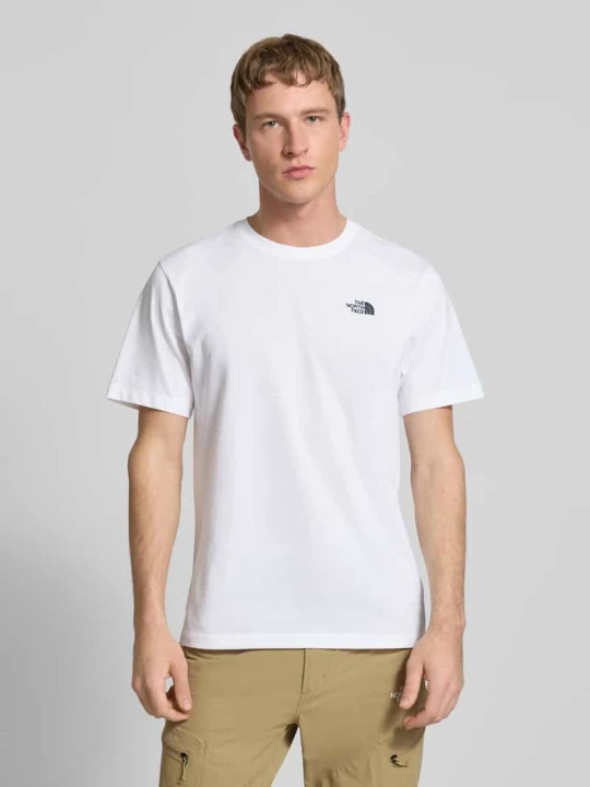 Zdjęcie produktu T-shirt o kroju regular fit z mieszanki bawełny model 'EVOLUTION' The North Face Biały