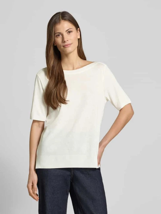Zdjęcie produktu T-shirt o kroju regular fit z mieszanki lyocellu i bawełny Marc O'Polo Biały