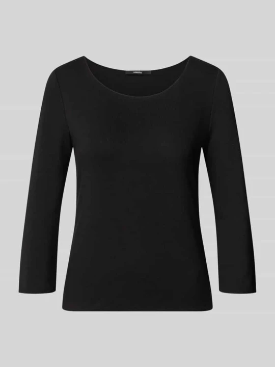 Zdjęcie produktu t-shirt o kroju regular fit z mieszanki wiskozy model 'Kirosa' Someday Czarny