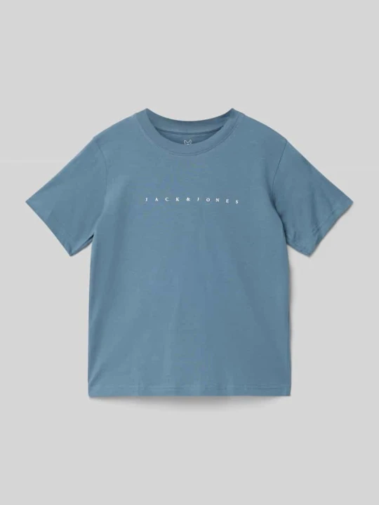 Zdjęcie produktu T-shirt o kroju regular fit z nadrukiem z logo model 'Estar' Jack&Jones