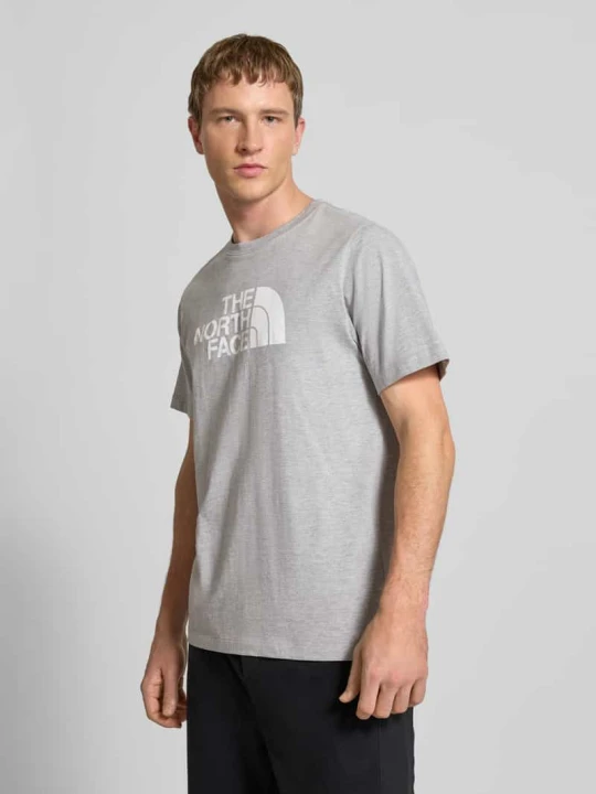 Zdjęcie produktu T-shirt o kroju regular fit z nadrukiem z logo model 'Evolution' The North Face Jasnoszary