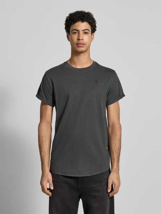 Zdjęcie produktu T-shirt o kroju regular fit z nadrukiem z logo Model 'Lash' G-Star Raw Czarny