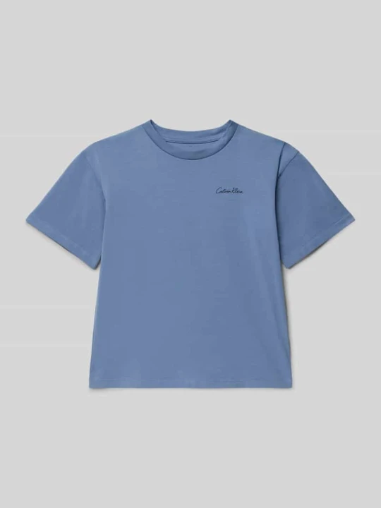 Zdjęcie produktu T-shirt o kroju regular fit z nadrukiem z logo model ‘Polaroid’ Calvin Klein Jeans