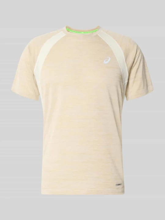Zdjęcie produktu t-shirt o kroju regular fit z nadrukiem z logo model 'Road' ASICS TIGER Złamany biały