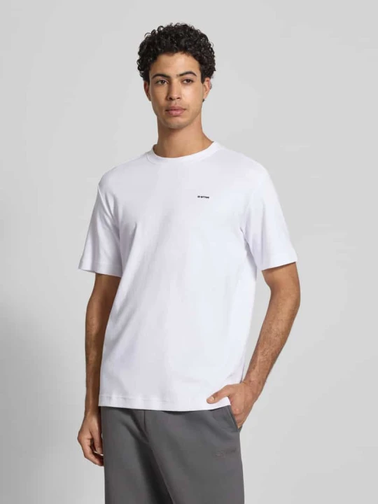 Zdjęcie produktu T-shirt w kroju regular fit z nadrukiem logo model 'True' G-Star Raw Biały