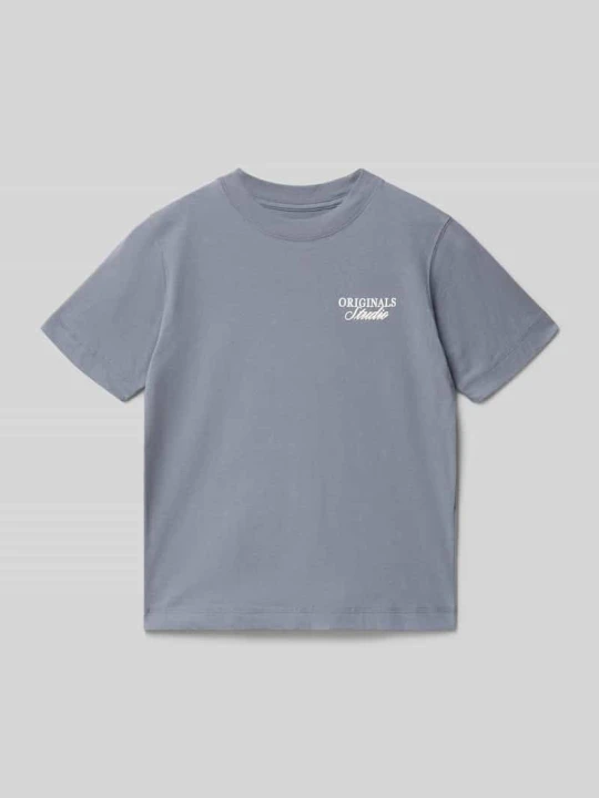 Zdjęcie produktu T-shirt o kroju regular fit z nadrukiem z napisem model 'Bro' Jack&Jones