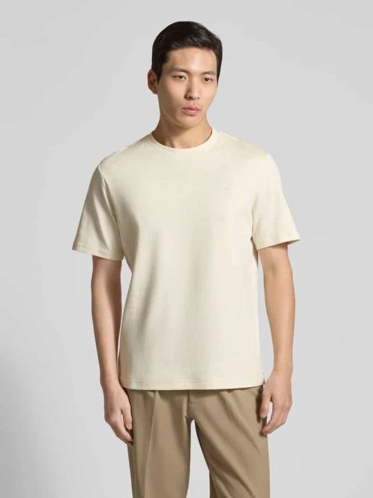 Zdjęcie produktu T-shirt o kroju regular fit z okrągłym dekoltem Antony Morato Écru